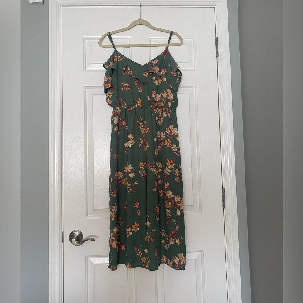 Flutter Sleeve Off the Should Romper